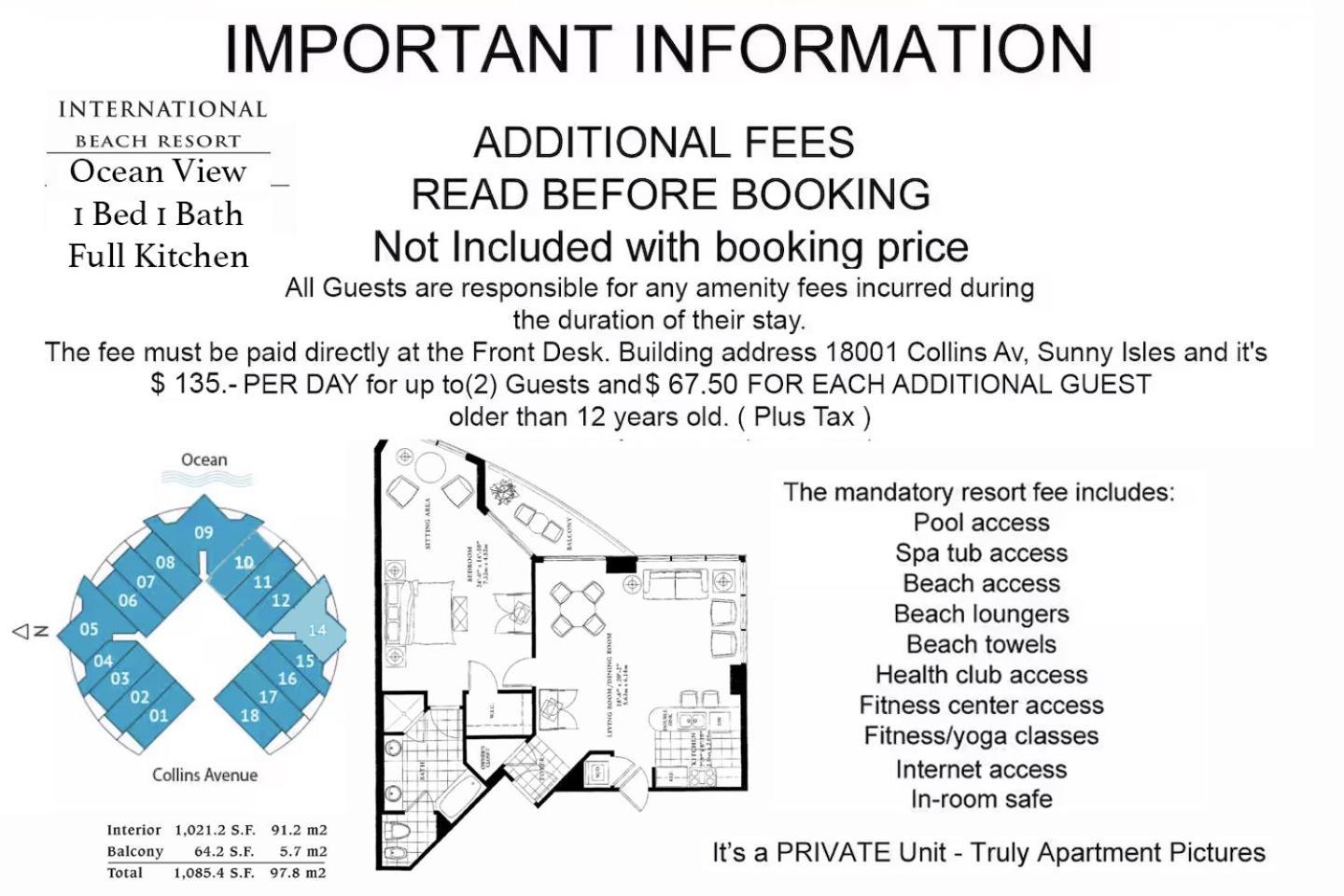 Hotel International Beach Tump Resort Ocean View 1100 Sf 1 Bed 1Bth Privately Owned Sunny Isles Μαϊάμι Μπιτς Εξωτερικό φωτογραφία